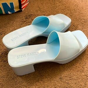 Steve Madden slide heeled sandals